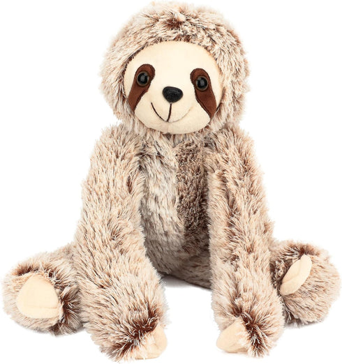 Easfan 17'' Sloth Stuffed Animal, Realistic Cute Plush Toy for Kids Birthday