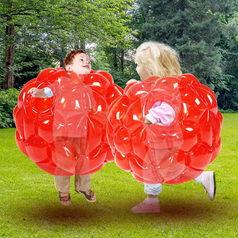 Sumo Balls for Kids - Buddy Bounce Balls Sumo Game, Giant Human Hamster Knocker Ball for Ages 3-10 (Red+Red)