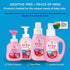15.21 Oz Arau Baby Unscented Foam Bottle Wash Refill, Natural Plant Based Baby Bottle & Dish Soap, No Artificial
