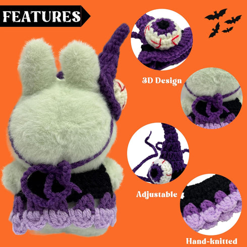 17cm Set 17cm Halloween Clothes for Doll Outfits, Hat Dress for Dolls, Stylish Adorable Halloween Clothes Accessories