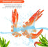 9 Chalyna Pcs Red Simulated Fake Shrimps Model Simulated Cooked Shrimps Artificial Fake Food Model for Kitchen Home
