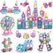 AOMIKS 199 PCS Mini Magnetic Building Blocks, 3D STEM Educational Toys for Girls & Boys, Birthday Gift for Ages 3-8
