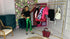 Eledoll 1:6 Dollhouse Furniture Clothes Hanger - Golden Metal Stand Wardrobe with 20 Hangers for 12" Dolls