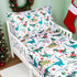 Set 2 Set JISEN Christmas Toddler Bedding Piece Dinosaur Toddler Sheet for Boys Girls Include Fitted Sheet