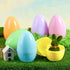 10" 6PCS JOYIN Jumbo Easter Eggs, Pastel Plastic Giant Eggs Empty Fillable for Easter Filling Treats Party Favor Hunt