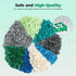 1800Pcs Set Building Bricks, Classic Bulk Small Blocks, Classic Building Bricks Basic Building Blocks(Blue Green White)