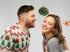 2-Pack Iconikal Extendable Mistletoe-On-A-Stick - Funny Christmas Gag Gift Photo Booth Prop Holiday Joke