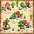 35PCS 4-8, Mini Magnetic Blocks Farm Animals Travel Toys, Portable STEM Magnetic Building Cubes with Metal Storage Box