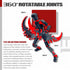Uodofy T13 3D Set,Dummy 13 Figures,3D (Assembly Completed) Action Figure Robo Titan Action Printed Multi-Jointed Toy