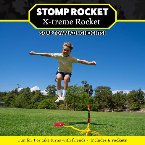 Stomp Rocket Super High-Performance X-Treme Rocket Launcher for Kids, Fun Outdoor Toys for Ages 9+