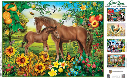 Masterpieces 300 Piece EZ Grip Jigsaw Puzzle - Neighs & Nuzzles - 18"x24"