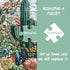 PICKFORU Puzzle1000 Cactus Puzzle for Adults, Unique Succulent Flower Plant Puzzle, Floral Nature Art Pieces