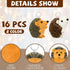 16 Pcs Mini Hedgehog Stuffed Animal Bulk, 4 Inch Plush Party Favors for Valentine's Day Kids Gifts