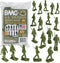 BMC Marx Plastic Army Men Marching US Soldiers - 27pc Green WW2 Figures, US Made