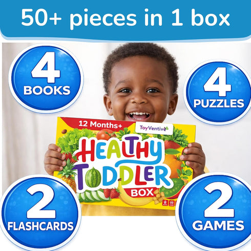 1 1-2, 1 2 TOYVENTIVE Preschool Learning Activities, Montessori Toys for Year Old, Toddler Toys Learning Toys for Year