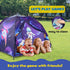 Space World Kids Play Tent - Foldable Pop Up Spaceship Tent for Indoor Outdoor Play, 47 * 47 * 41, Purple Blue