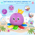 6-12 Tummy 6-18 IJIGU Baby Toys Months, Infant Musical Crawling Octopus Plush Toy, Interactive Time Sensory Toy