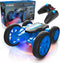 Force1 Tornado Blue LED Remote Control Car for Kids- Double Sided Driving
