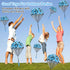 10 Pcs Parachute Toy, Camo Blue Parachute Men Toy, Tangle Free Throwing Hand Throw Outdoor Flying Gifts