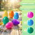 Viaecone 6 Pack 6 Inch 6 Jumbo Easter Eggs, Large Fillable Plastic Easter Eggs in Bright Colors, Big Empty Surprise