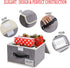 4 Pack closet, Storage Boxes with Lids Foldable Decorative Fabric Storage Bins for Jane's Home Compact Toy Storage