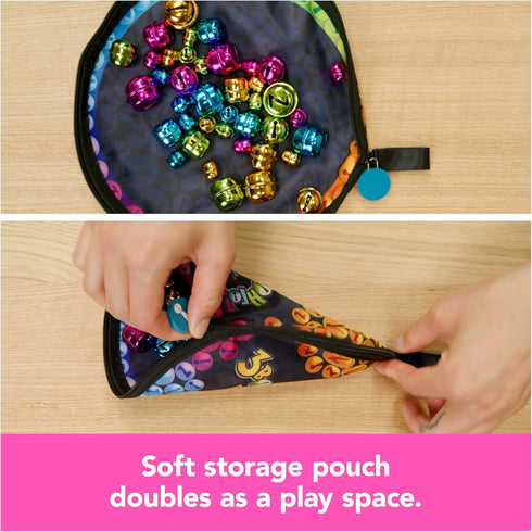 Bellz! - The Quick to Pick-up Family Magnet Game with Magnetic Wand and Colorful Bells, Giftable Pouch Included