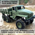 6x6 1/16 4WD JPJCOOY RC Military Truck Road Remote Control Car Scale Remote Control Truck All Terrain Rock Army
