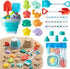 Sawaruita Beach Toys for Kids - Sand Toys Set Includes Collapsible Bucket
