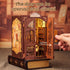 Cutefun Book Nook Kit, Dollhouse Miniature Kit for Bookshelf Insert Decor Crafts for Adults, Halloween
