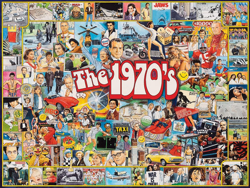White Mountain Puzzles The Seventies - 70s Themed Jigsaw Puzzle, 1000 Pieces
