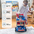 Liberry Doctor Kit for Kids Aged 3-5, Pretend Doctor Playset with Cart, Costume and Stethoscope, Role Play Medical Toy