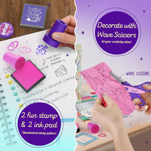 2-Pack 8 9 10 11 12 13 14 Set LAOESE DIY Journal Kit for Girls - Birthday Easter Gifts for Girls Years Old - Arts