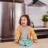 WeeSprout Silicone Plates for Babies & Toddlers, 3 Pack, 100% Food-Grade, Divided Design, Dishwasher & Microwave Safe