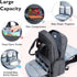 mommore Backpack Diaper Bag Large Travel Diaper Bags with Portable Changing Pad, Pacifier Case and Stroller Straps