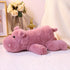 23.6" 4.5lbs, Weighted Stuffed Animals Soft Pink Hippo Stuffed Animal, Medium Cuddly Weighted Hippo Plush for Comfort
