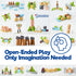 Taksa Toys Educational Building Blocks for Kids Ages 3-7, 72 Pcs Gift Pack