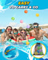 SOPPYCID Reusable Magnetic Water Balloons, Quick Fill Self Sealing Water Bombs for Kids Adult Water Polo Fight Games