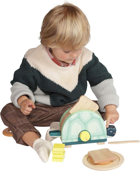 Set Manhattan Toy Toasty Turtle Toddler & Kids Pretend Play Cooking Toy
