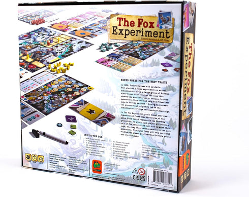 10+, 1-4 60 The Fox Experiment Board Game - Breed and Evolve Your Foxes! Strategy Game, Fun Family Game for Kids