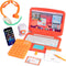 Born Toys Pretend Play Home Office Set - Includes Toy Laptop, Phone, Calculator, Headset & Pop It for Ages 3-7