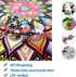 Bgraamiens Puzzle - Geometric Colorful Mandala - 1000 Pieces Creative Round Blue Board Jigsaw