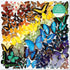 Galison Rainbow Butterflies Jigsaw Puzzle, 500 Pieces, 20”x20” – Features an Array of Butterflies in a Mesmerizing Rainbow of Color – Challenging, Perfect for Family Fun – Fun Indoor Activity