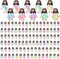 Bememo 100 Pcs Jesus Toys, Miniature Jesus Figurine for Easter Egg Stuffers, Classic Religious Gifts