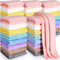 Mixweer 40 Pack Baby Burp Cloths Bulk 20x10 Inch Absorbent Muslin Burp