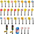 Custom Toys & Hobbies City/TOWN/VILLAGE/STREET 25 Play Road Signs, POST BOX, TRAFFIC LIGHTS