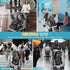 IvyWind Stroller Rain Cover for Double Tandem Stroller, Universal Size Weather Shield for Stroller, Breathable Double