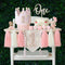 Daisy 1st Highchair Wood Bead Tassel Garland Crown Hat Wooden Cake Topper
