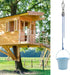 FUQUN Treehouse Accessories for Kids, Pulley with Bucket Cable, 2 Sets, Blue, Pirate Ship Playhouse Game