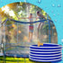 Trampoline Sprinkler for Kids, Outdoor Summer Fun Water Sprinkler for 14-16 ft Round Trampolines