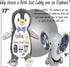Personalized Baby Stats Penguin Plushie - Birth Announcement Stuffed Animals - Personalized Baby Keepsake Birth